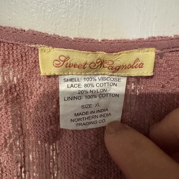 🌸 Sweet Magnolia Lace Blouse – S